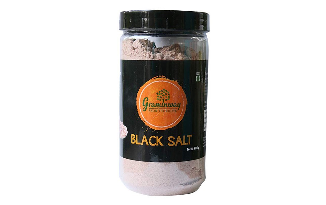 Graminway Black Salt    Plastic Jar  900 grams